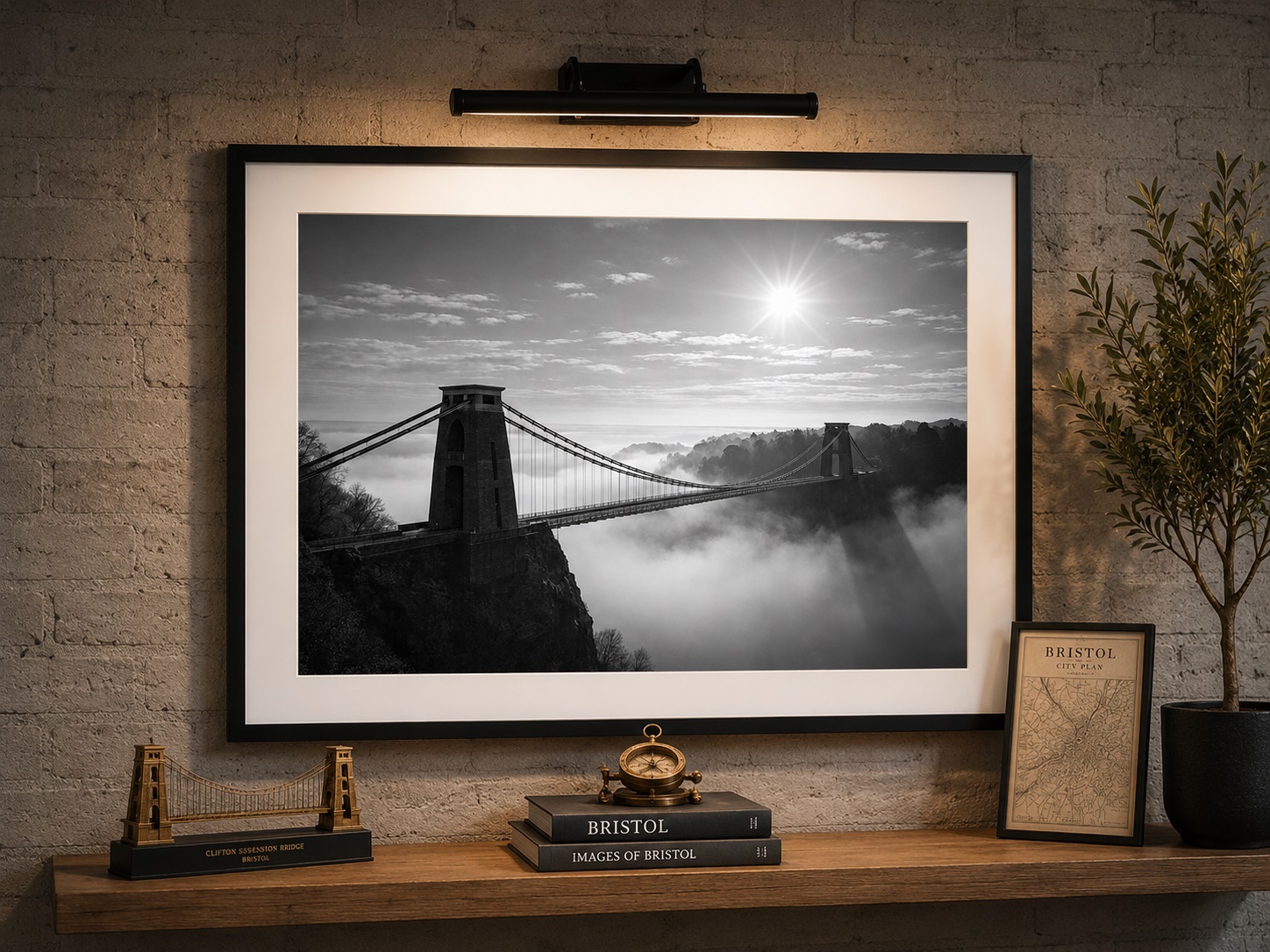 Clifton Collection Morning Fog wall art