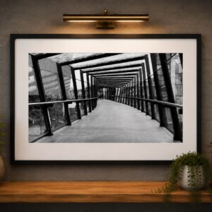 Modern walkway framed architecture Bristol wall art