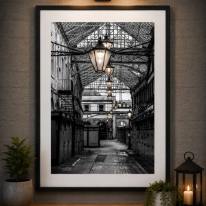 framed St Nicholas Market Bristol wall art
