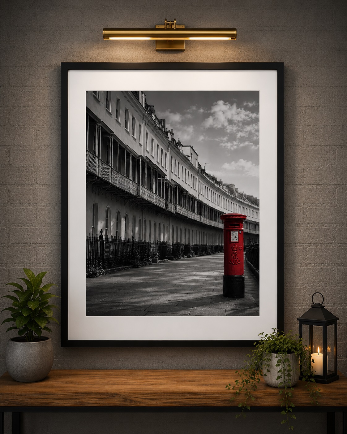 Clifton Crescent Postbox Bristol wall art