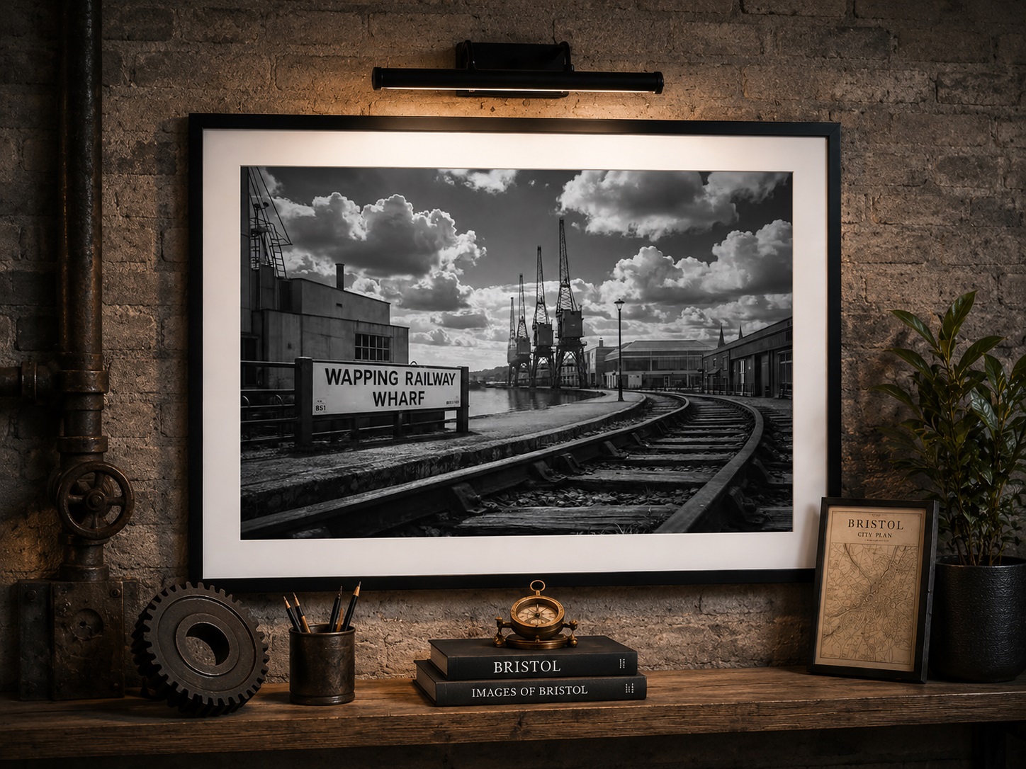 Wapping Wharf Bristol Harbourside wall art print