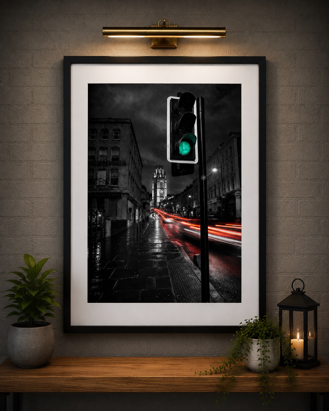 Park Street Light Trails Bristol wall art